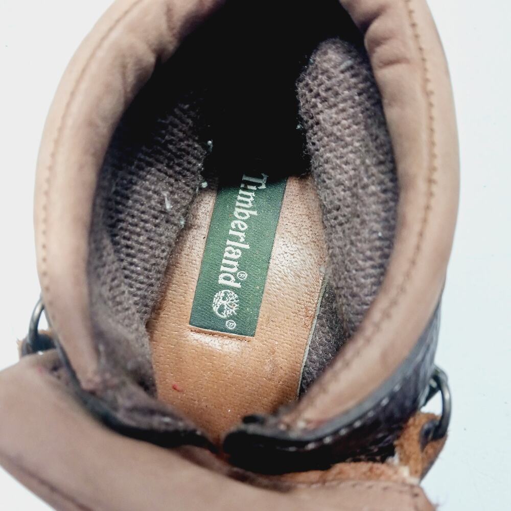 Shoes Women Boot Ankle Timberland Alpine Hiking Eyelet Tie Tongue VTG 96 Sz 7.5M - Picture 10 of 13